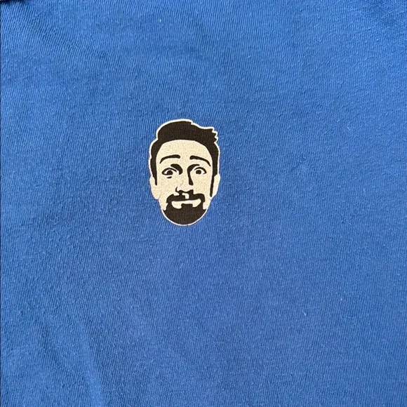 Lin Manuel Miranda Blue Kids T-Shirt, size small - Picture 2 of 7